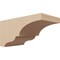 Ekena Millwork 6"W x 12"D x 6"H Wide Asheboro Rough Cedar Woodgrain TimberThane Corbel, Primed Tan CORUR06X12X06ASHRCPR - alternate 1